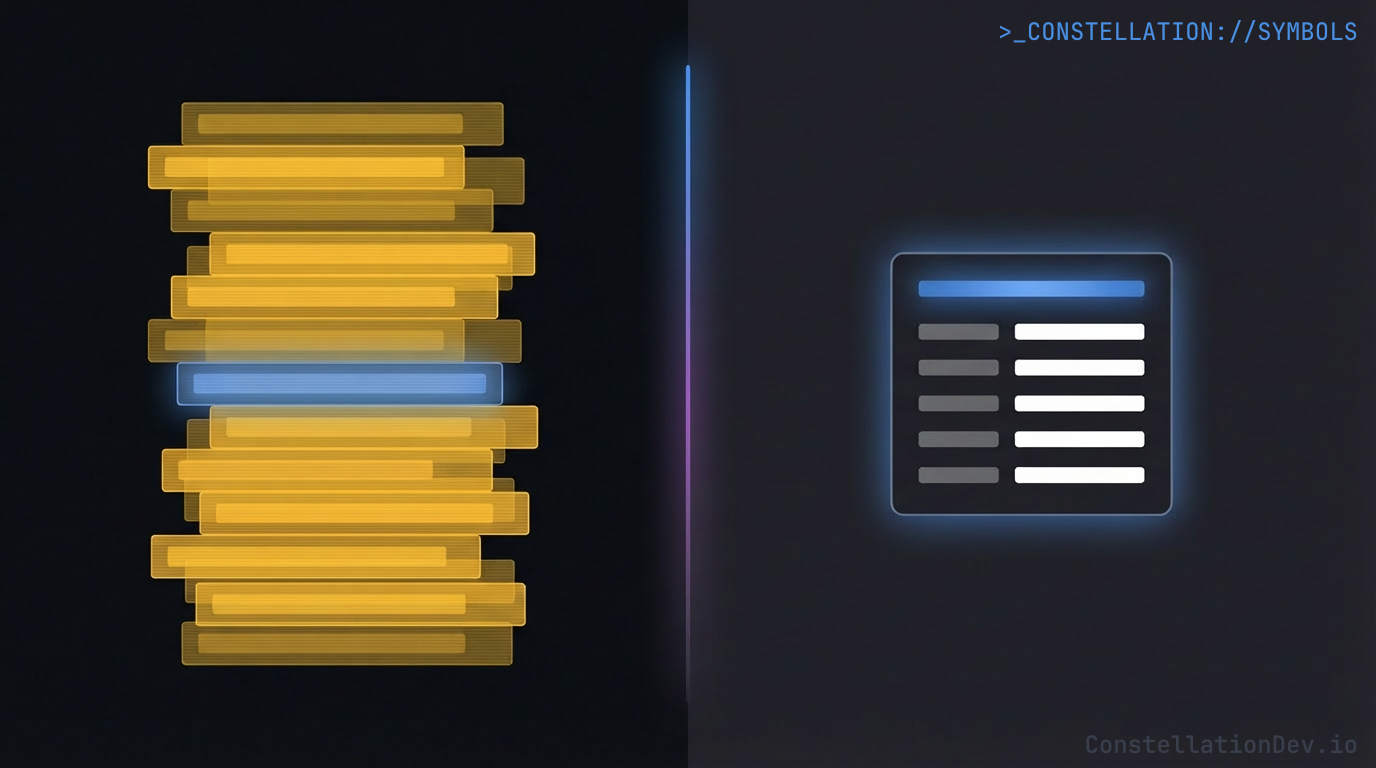 Grep vs. Symbol Search
